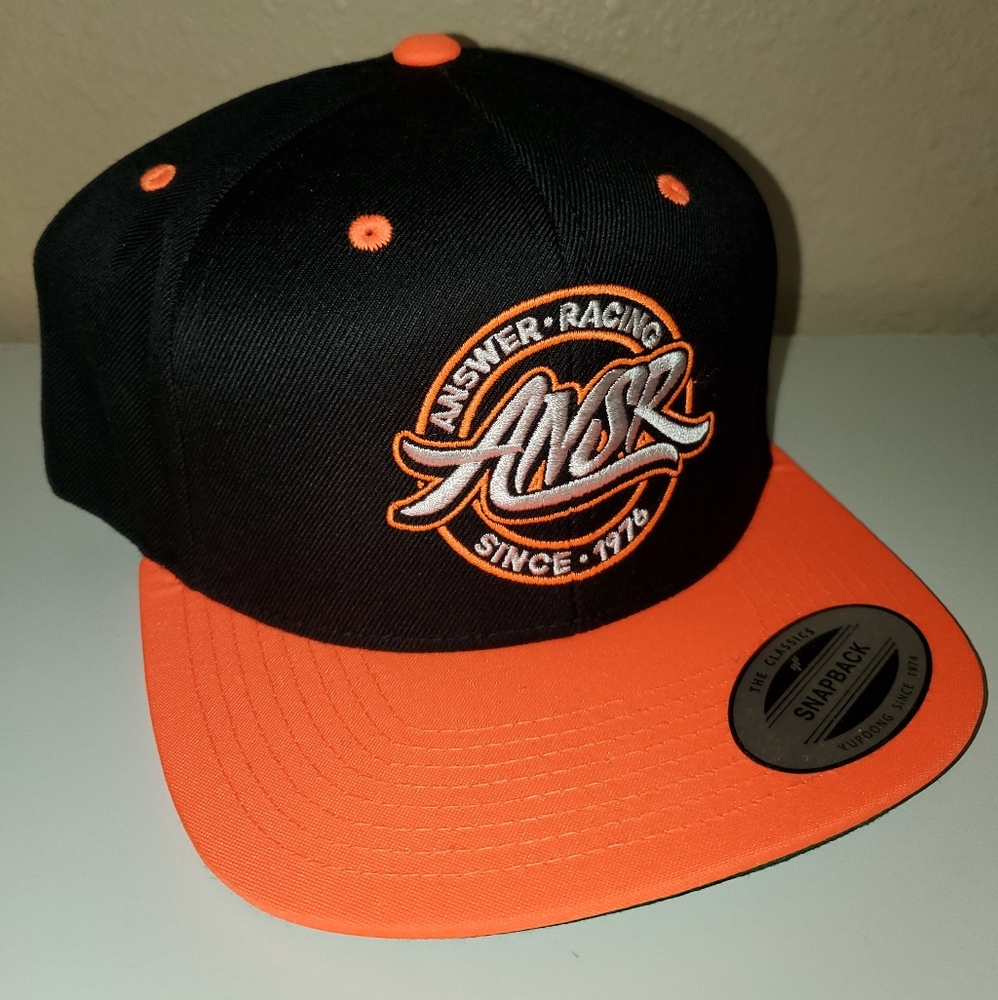 NWT Answer Racing snapback hat